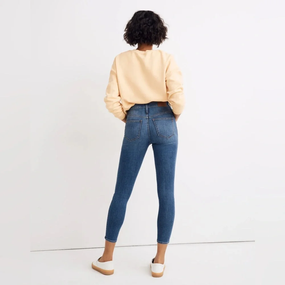 Madewell Curvy High-Rise Skinny Crop Jeans in Dalstrom Wash - Picture 3 of 7